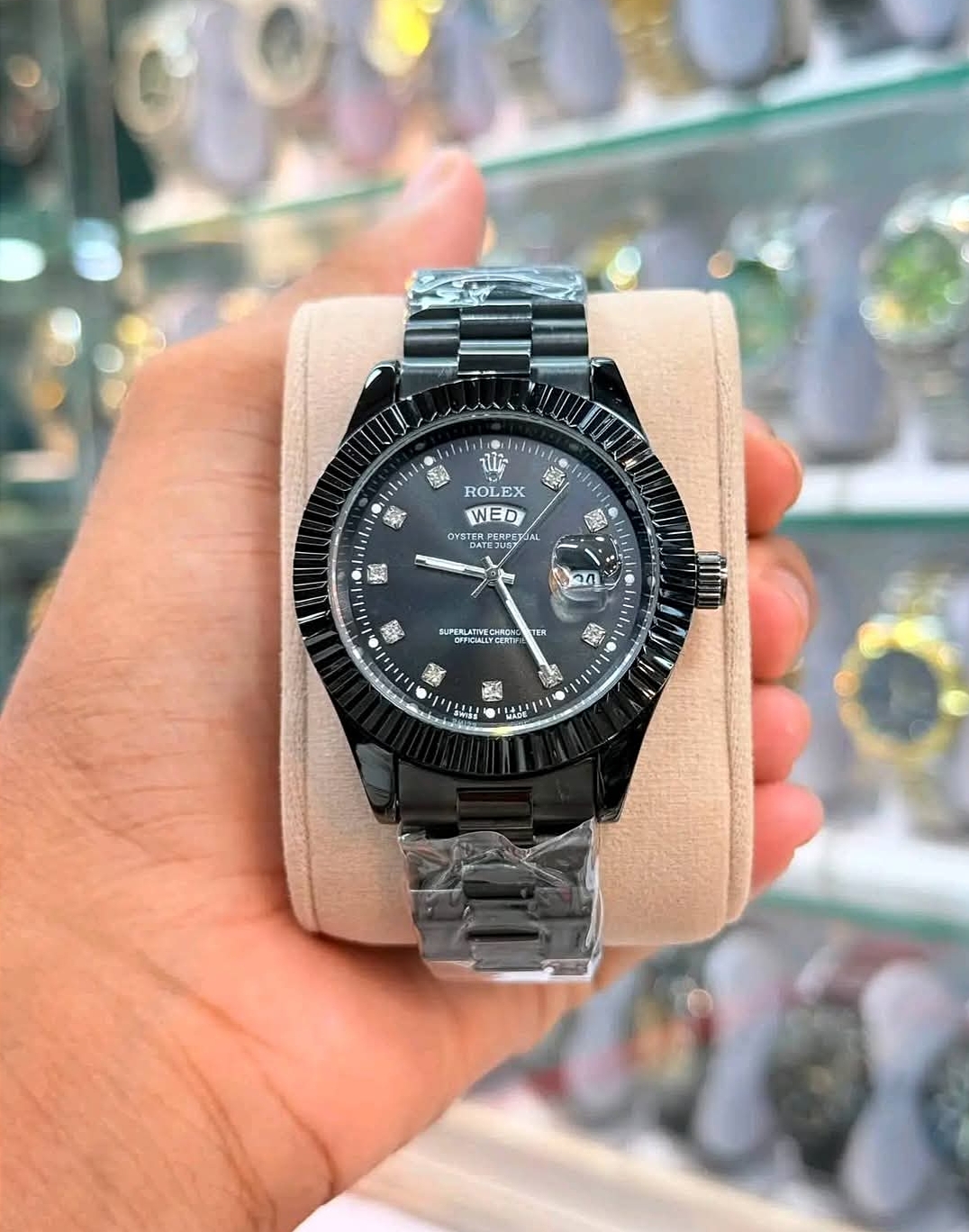 Orixo Luxe President Day-Date Diamond Edition Luxury Watch - Multi-Color Collection
